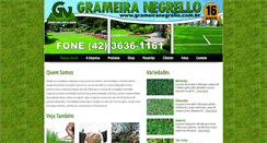 Desktop Screenshot of grameiranegrello.com.br