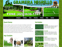 Tablet Screenshot of grameiranegrello.com.br